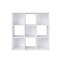 34,96 po Bibliothèque étagère haute en bois blanc à 3 tablettes-1529310335-1535508102