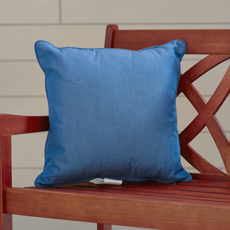 Sunbrella® Reversible Throw Pillow, Spectrum Cilantro, 16" H x 16" W