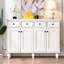 Banc de rangement blanc en bois manufacturé