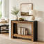 Console 41 po, table de couloir avec rangement ouvert