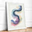 Flowing Ribbon Minimalist - Framed Print-590845192-590845198
