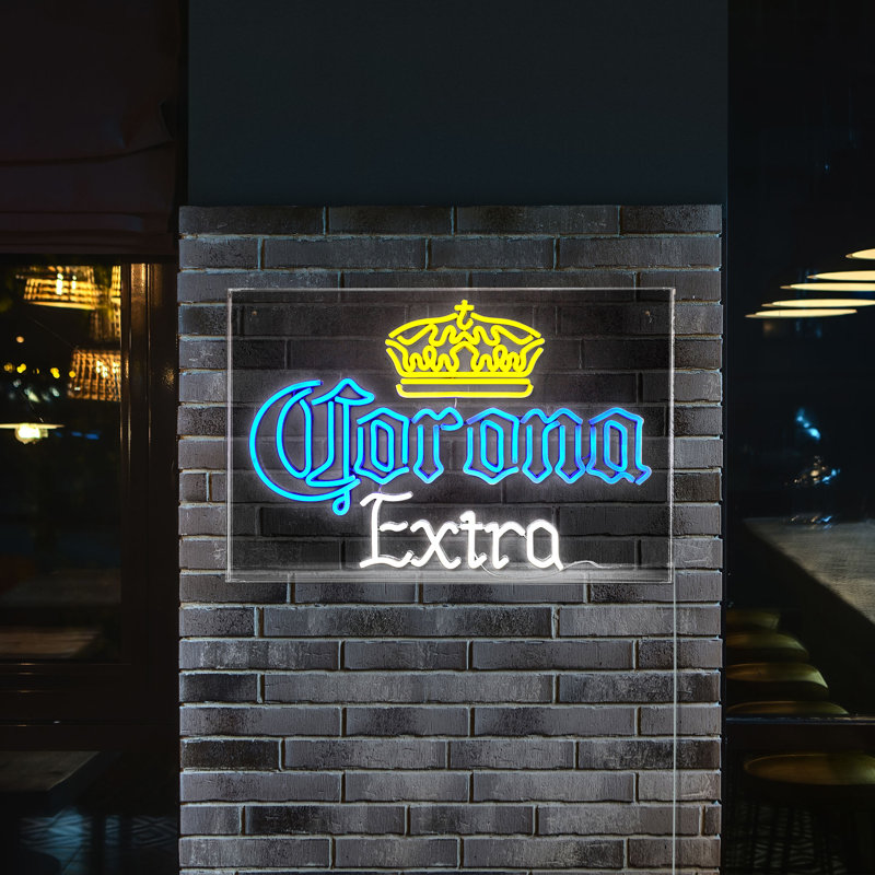 Vintage Corona Extra Acrylic LED Wall Sign