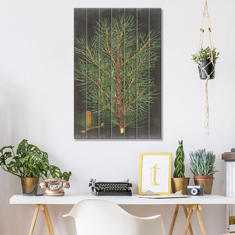 Pin dramatique II - impression sur bois sans cadre, L 18 po x H 26 po