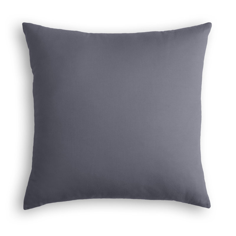  Housse de coussin intérieur / extérieur, 24 po x 24 po, Anthracite, Pas de bourre