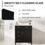 Meuble-lavabo 30 po avec lavabo en céramique-1313275476