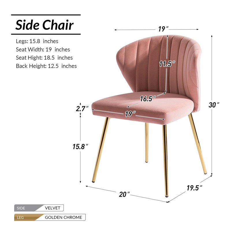 Fauteuil d'appoint à oreilles Axia, Rose