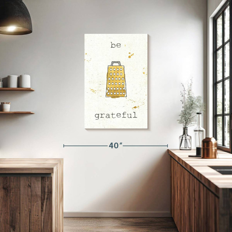 Tergel Cuisine Cuties Be Grateful, H 36 po x l 24 po