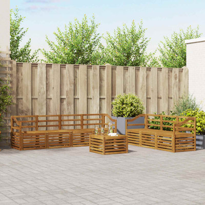 245cm Wide Patio Sectional Set