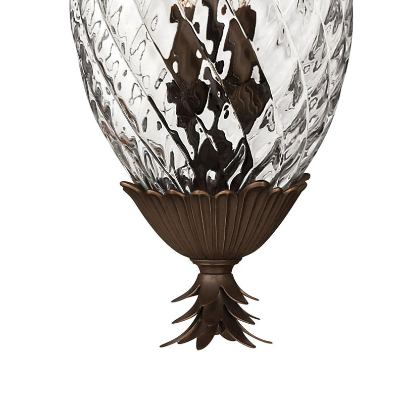 Plantation 4 Light Outdoor Hanging Lantern, Bronze