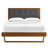 Willow Wood Platform Bed with Angular Frame-1010106548-1010106545