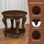 Table de bout ronde 22 pouces deux tons-136678890