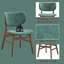 Ensemble de 2 chaises d'appoint Bevis Green-1154022965