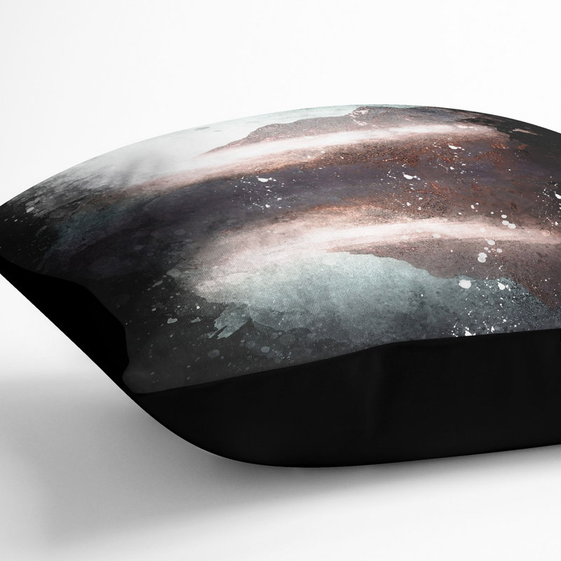 Square Cushion, 55cm H x 55cm W x 20cm D, Black