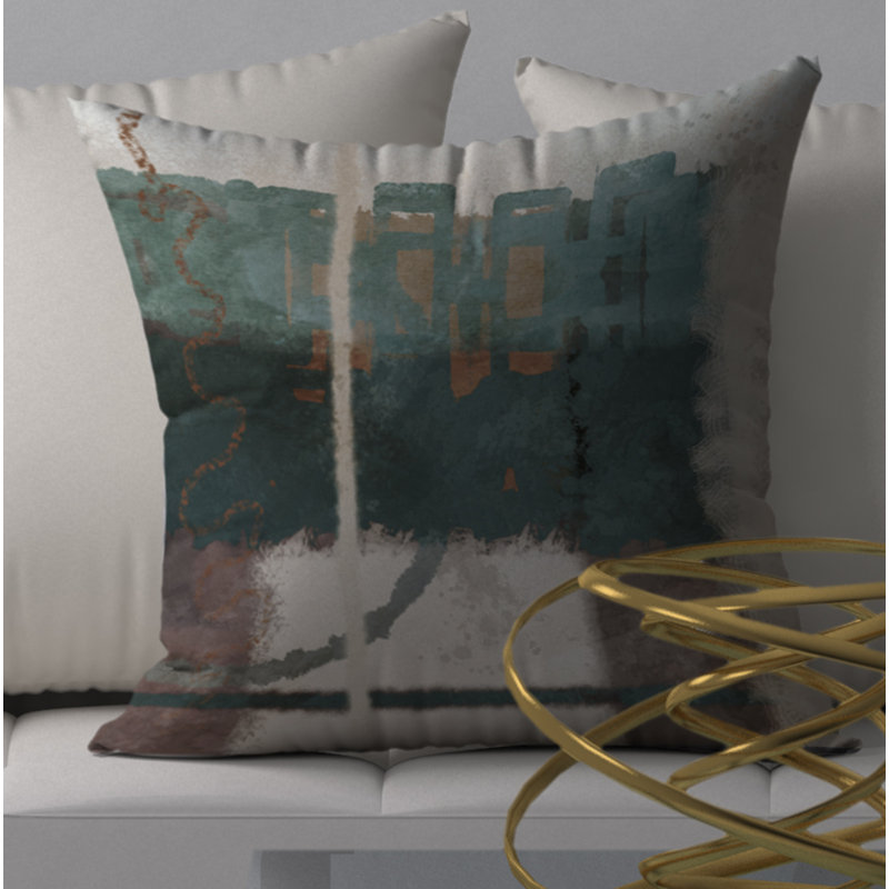 Housse de coussin carrée à l’épreuve des actions, 24 po x 24 po