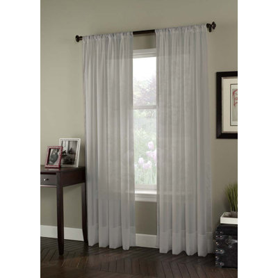 Curtainworks Soho Voile Pole Top