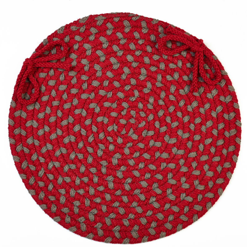 Coussin de chaise Deserie, Brique rouge