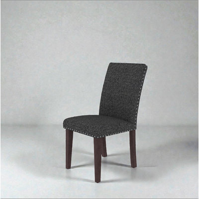 Regal Estate Upholstered Dining Chairs Set of 2, High Back Dining Room Chairs with Nailhead Trim, Soft Padded Kitchen Chairs for Home Dining Living Ro