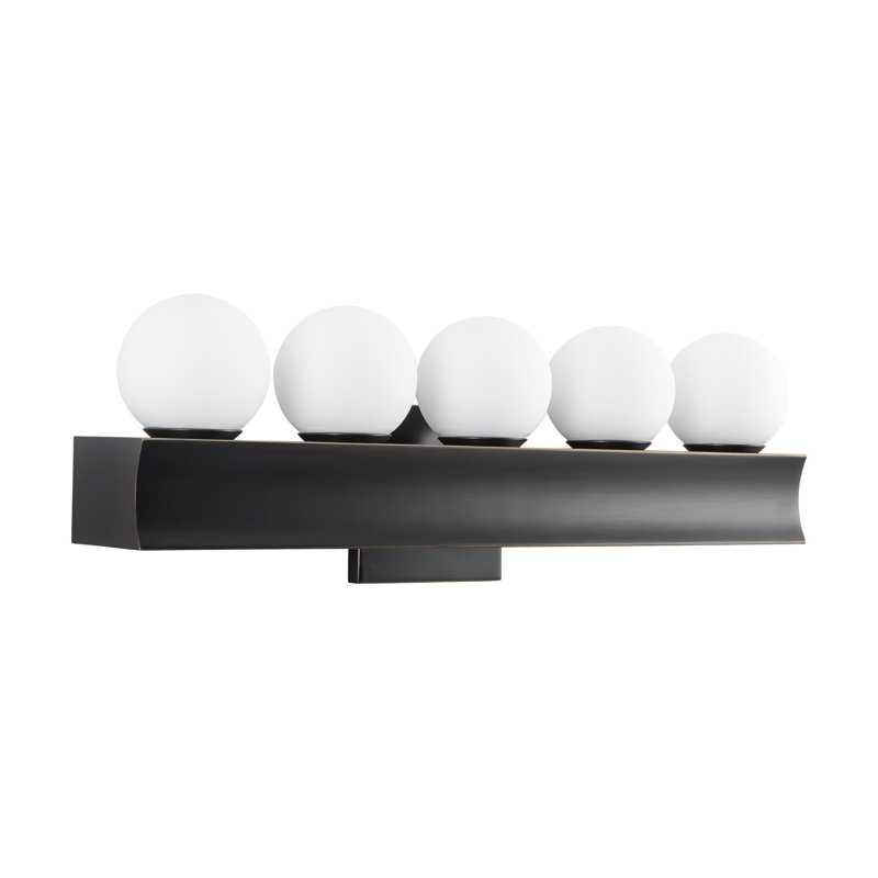 Sinclair 21-in Black dimmable LED Bathroom Vanity Light, Oil Rubbed Bronze, 21-in