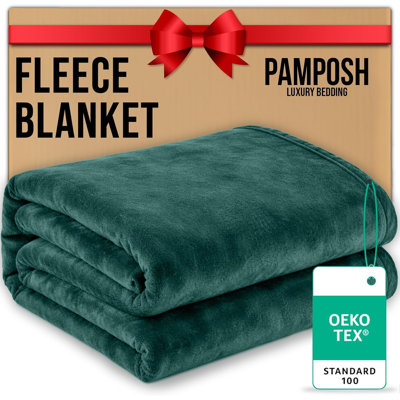 Luxury Plush Fleece Blanket – Ultra-Soft Lightweight Microfiber Throw for Bed, Sofa, Camping & Travel
