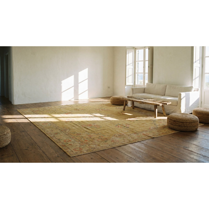 Antique Large Borlou Turkish Knotted Rug