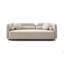 C3-2507, 3 + 1 + 1, Canapé moderne de luxe pour le salon, Beige Boucle Polaire rembourré Canapé confortable pour bureau à domicile, 3 places, Beige clair