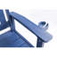 Banc bleu foncé minimaliste écologique et recyclable, adapté à une utilisation intérieure et extérieure. Just Wipe It Clean When It Gets Dirty, chaise