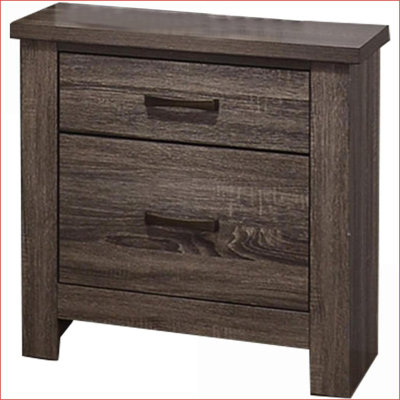 Table de chevet 2 tiroirs