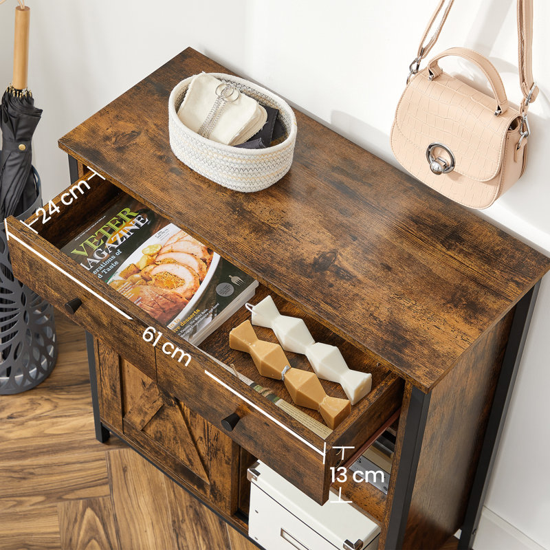 Assante 70cm Sideboard, Brown