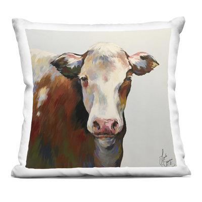 Coussin décoratif Bessie Modern Portrait