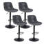 Swivel Upholstered Adjustable Height Counter Stool with Metal Frame-1871631300-1812936210