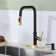ARCORA Single Handle Pull Down Kitchen Faucet with Soap Dispenser and Deck Plate