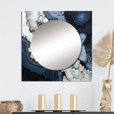 Mohsin - Spiritual Stone Large Square Mirror For Wall Art Decor