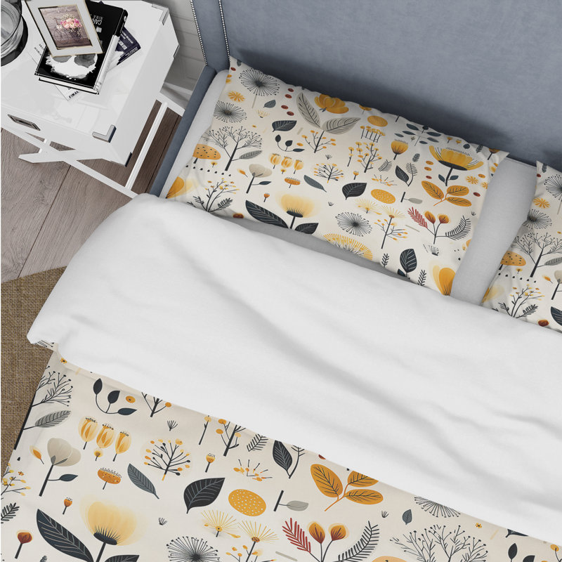 Ensemble de housse de couette Mcm Scandinavian Harmony I, Housse de couette pour très grand lit et 2 très