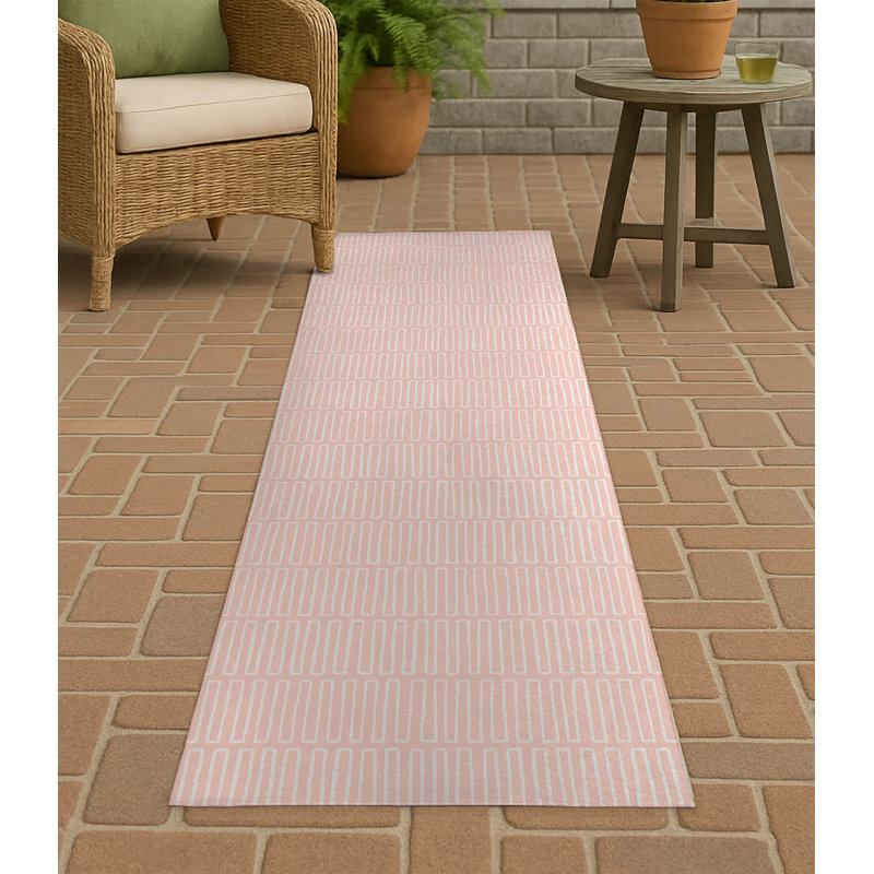 Tapis d'extérieur antidérapant Block Maze, Tapis de couloir 2 pi 6 po x 8 pi