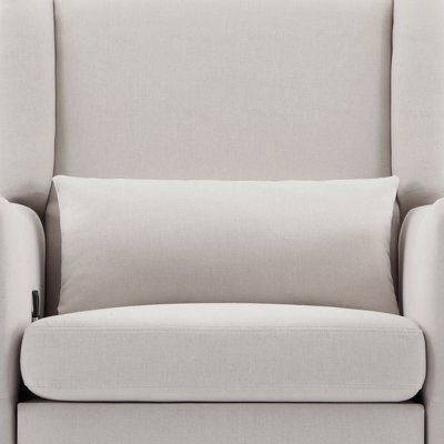 Fauteuil inclinable berçant à oreilles, fauteuil inclinable berçant, fauteuil berçant pour chambre à coucher, lin