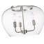 Jocelyn Glass Semi Flush Mount-827203854