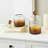Nelligan Glass Faceted Ombre Geometric Decorative Jars with Diamond Knobs Set-1499132832