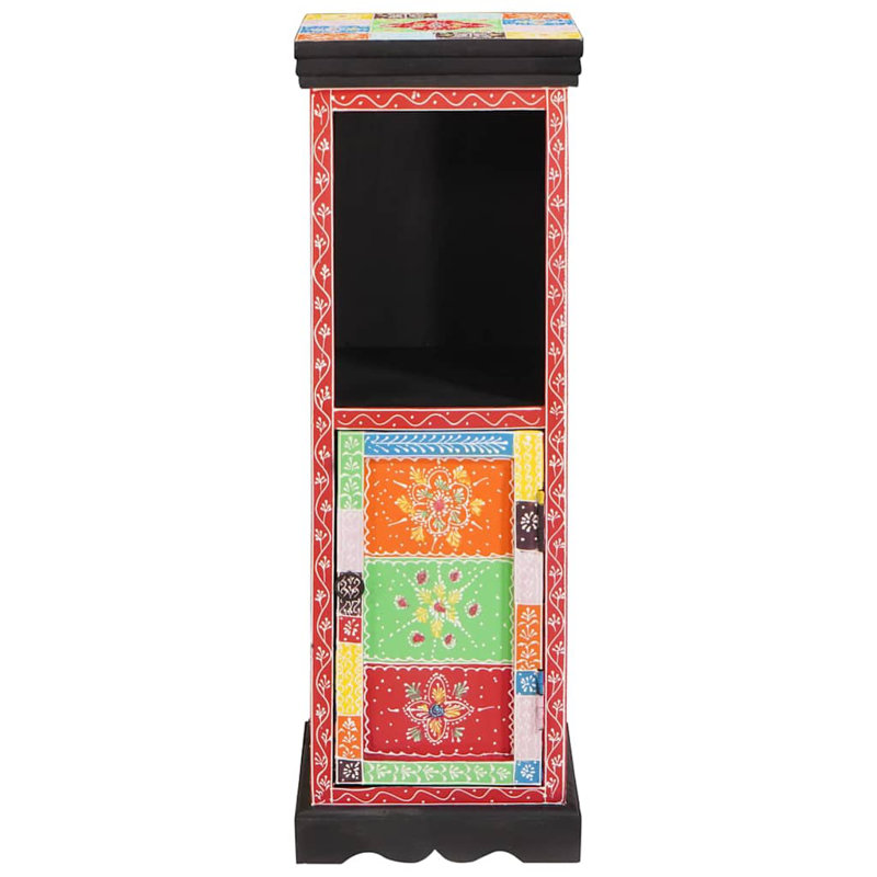 Solid Wood Rectangle Accent Cabinet
