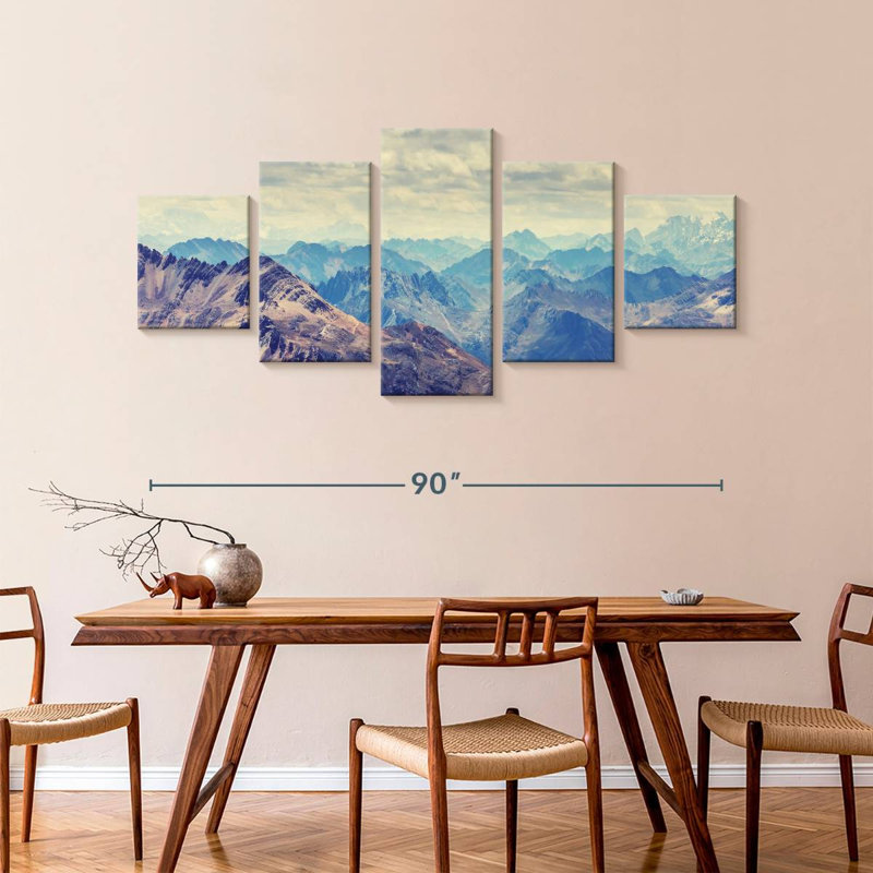 Huayhuash Mountain Range, 42" H x 92" W