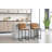 Zavier  Upholstered Linen Bar Counter Stools-2111118453