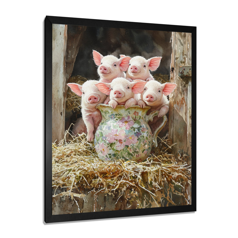 Guertin - Animaux, art mural, salon, H 20 po x l 12 po, Reproduction encadrée d'une seule photo, Noir, noir, noir, noir