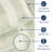 GOTS & OEKO-TEX Certified Organic Cotton Bath Towel Set of 4 – 650 GSM, Long-Staple, Plush, Quick-Drying & Absorbent, 30" x 58"-1739828267