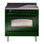 Cuisinière à induction ILVE Nostalgie II Série 36 po avec 6 éléments à induction (porte en verre)