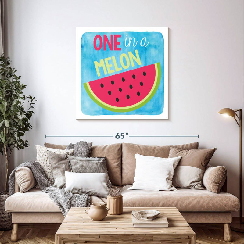 Ketti Melon Puns, 39" H x 39" W