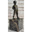 Sculpture sport joueur de ski
