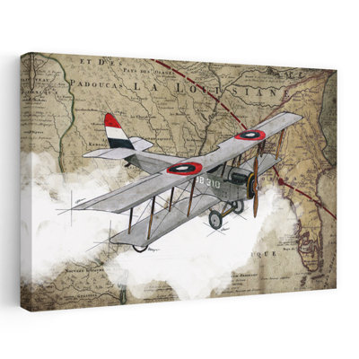 Biplan 4 - Avions rétro, cartes