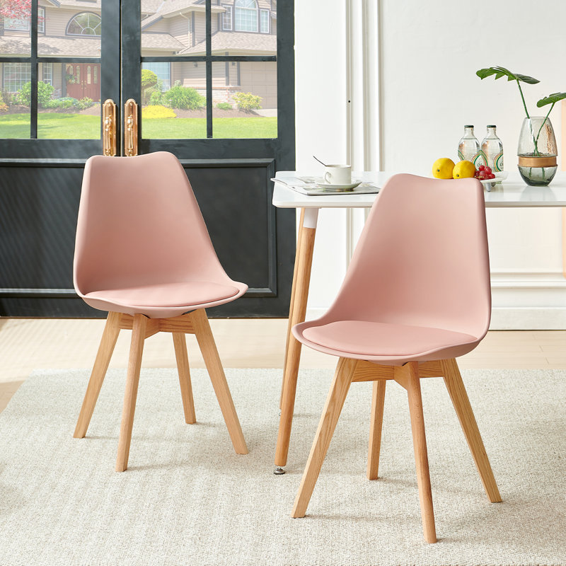 Nero Upholstered Dining Chair, 8, Pink