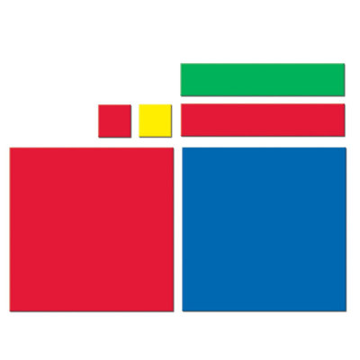 Magnetic Algebra Tiles Flash Cards