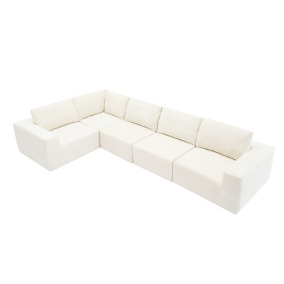 [VIDEO]147"Modular Sectional Sofa With Wide Seat