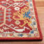 Tapis rouge / jaune en laine touffeté à la main Goddard-1266673790